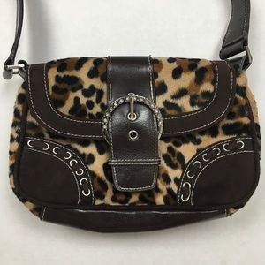Mini Leopard Faux Fur Bag